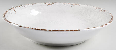 Rustic Italian Collection Medium Melamine Round Serving Bowl