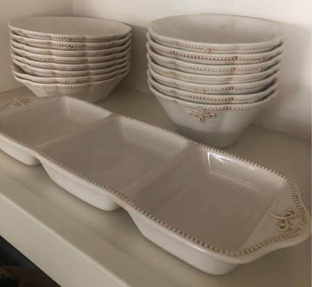 Provence 3 Section Condiment Dish