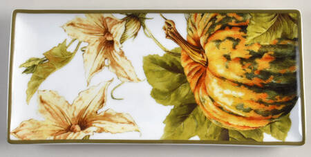 Botanical Pumpkin 9" Rectangular Serving Platter