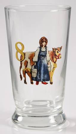 12 Days of Christmas (Gold Numbers, Coupe Shape) 8 Oz Glassware Tumbler