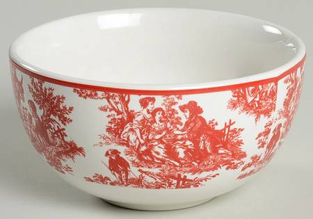 Country Life Red Soup/Cereal Bowl