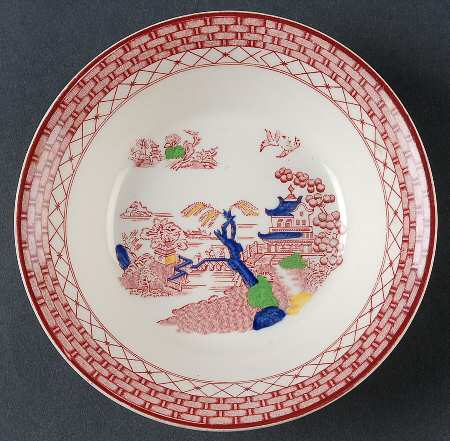 Hankow Red Multicolor by Wood &amp; Sons