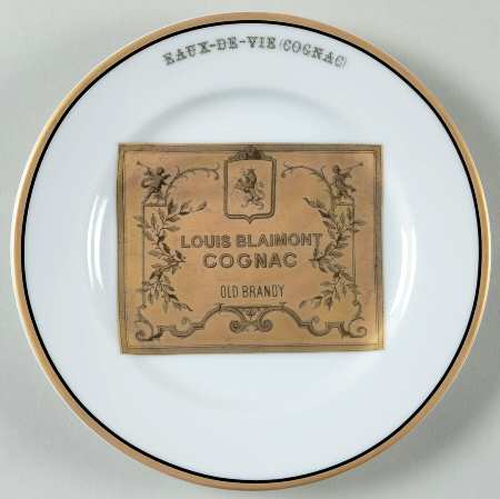 Vins de Champagne Canape Plate