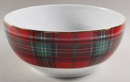 Tartan Plaid 10" Round Serving Bowl