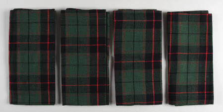Tartan Plaid Linen Napkin - Set of 4