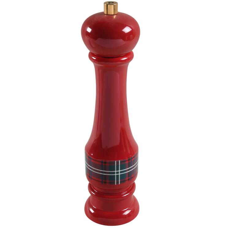 Tartan Plaid Pepper Mill