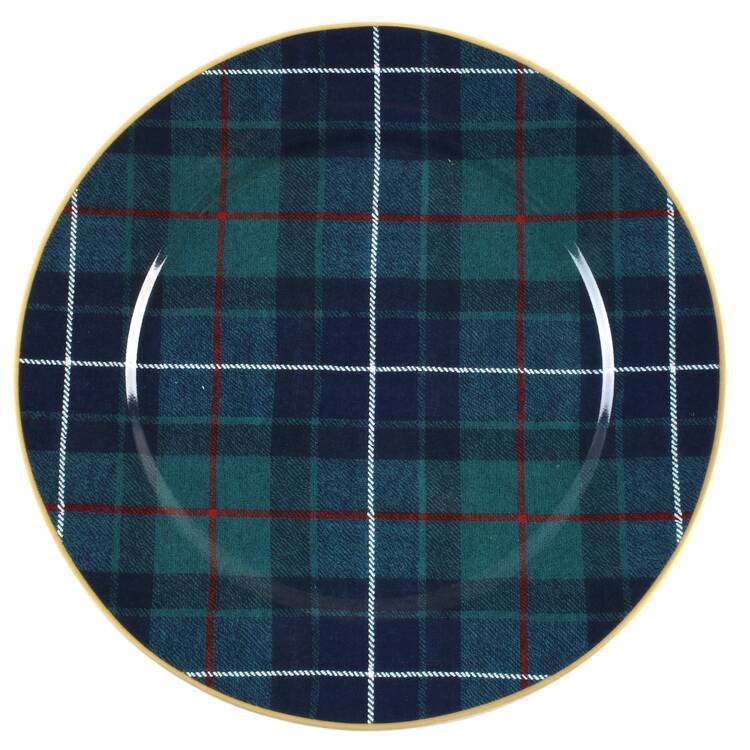 Tartan Plaid Salad Plate