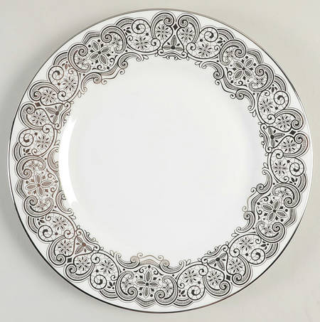 Lismore Lace Platinum Salad Plate