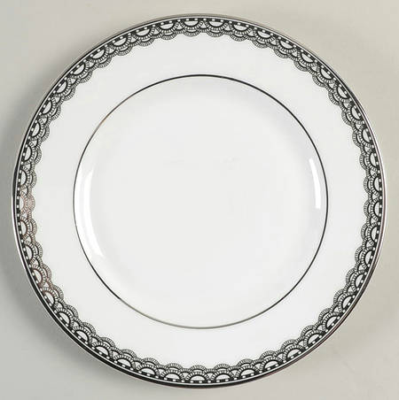 Lismore Lace Platinum Bread & Butter Plate