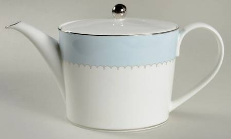 Lily of the Valley Blue Teapot & Lid