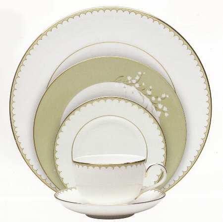 Lily of the Valley Green by Waterford China