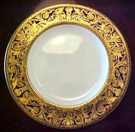 Florentine Blue (Dark) Gold Dragons by Wedgwood