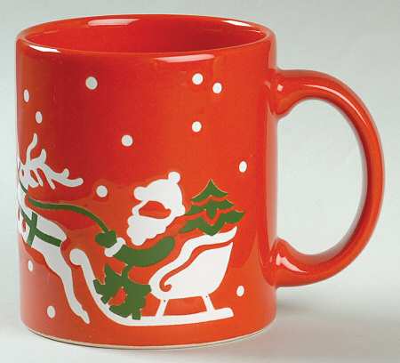 Christmas Tree Red Mug