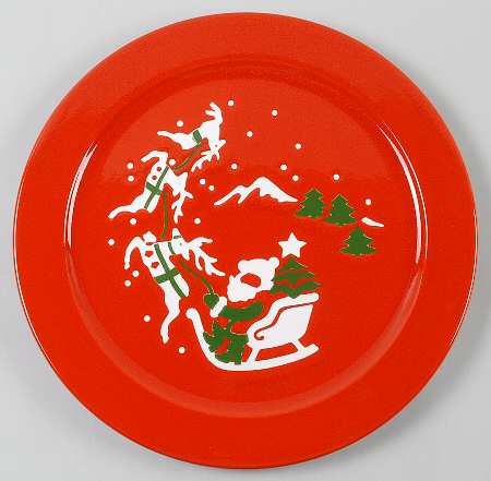 Christmas Tree Service Plate (Charger)