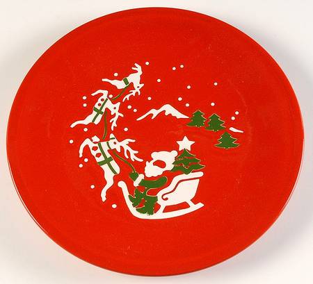 Christmas Tree Dinner Plate