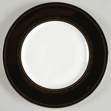 With Love Noir Accent Salad Plate