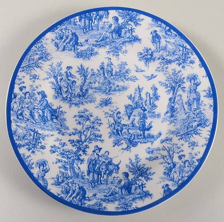 Country Life Blue Salad Plate