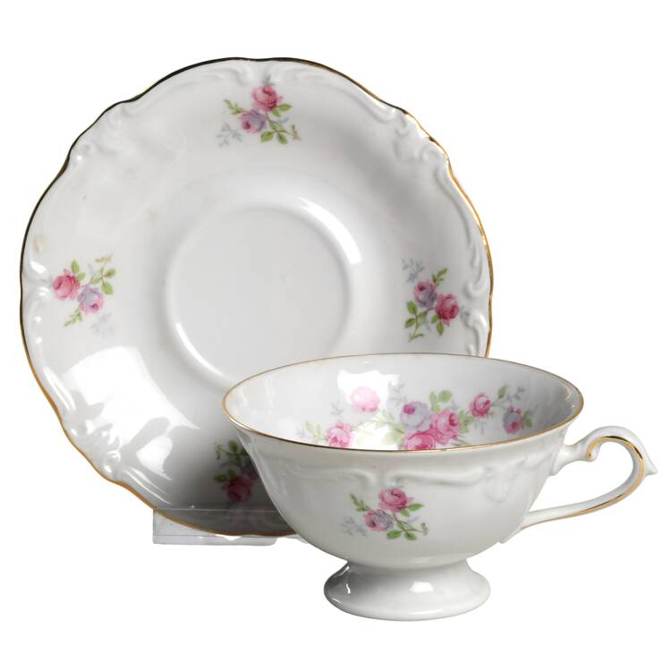 WIG777 Footed Cup & Saucer Set