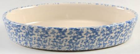 Blue Sponge 12'' Oval Baker