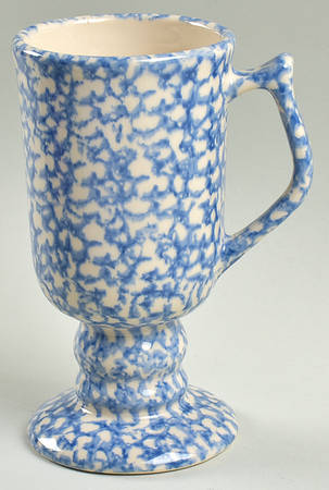 Blue Sponge Irish Coffee Mug