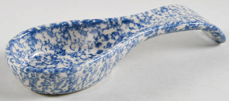 Blue Sponge Spoon Rest/Holder (Holds 1 Spoon)