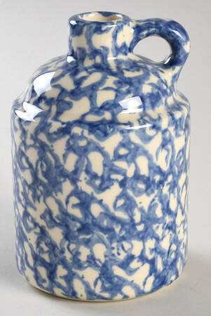 Blue Sponge Jug