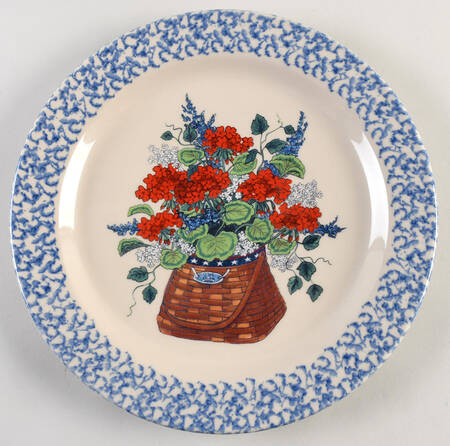 Blue Sponge 12" Chop Plate (Round Platter)
