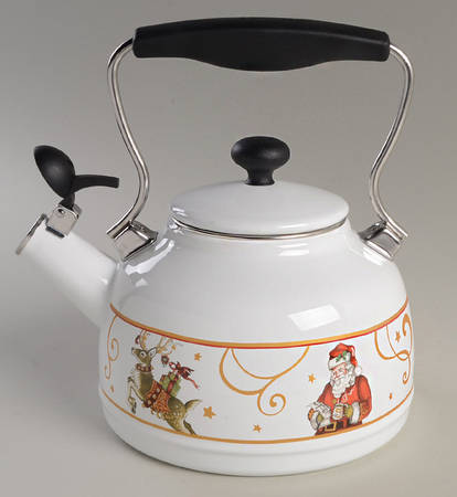 Twas the Night Before Christmas Metal Kettle & Lid