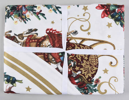 Twas the Night Before Christmas 70" Round Tablecloth