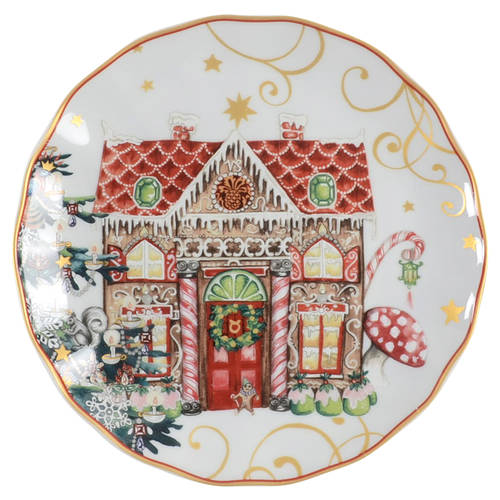 Twas the Night Before Christmas Salad Plate