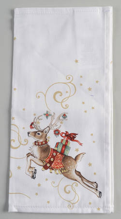 Twas the Night Before Christmas Cloth Cocktail Napkin