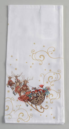 Twas the Night Before Christmas Cloth Cocktail Napkin