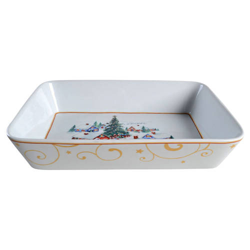 Twas the Night Before Christmas 14" Rectangular Baker