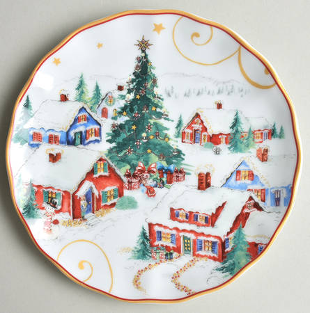 Twas the Night Before Christmas Appetizer Plate