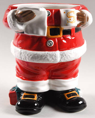 Twas the Night Before Christmas Figural Cookie Jar No Lid