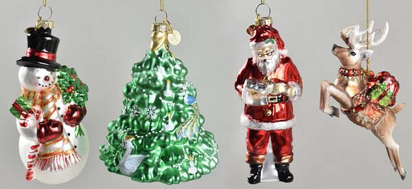Twas the Night Before Christmas Ornamen - Set of 4 Motifs