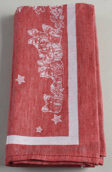 Twas the Night Before Christmas Linen Napkin - Set of 4