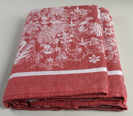 Twas the Night Before Christmas 70" X 108" Rectangular Tablecloth by Williams-Sonoma