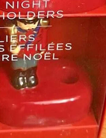 Twas the Night Before Christmas Figural Candleholder