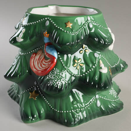 Twas the Night Before Christmas Figural Cookie Jar No Lid