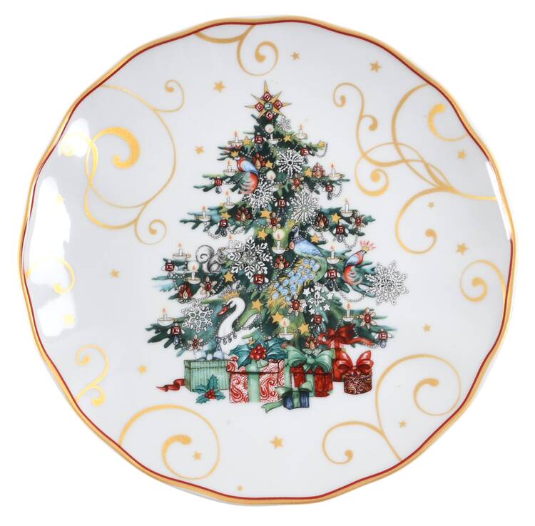 Twas the Night Before Christmas Salad Plate