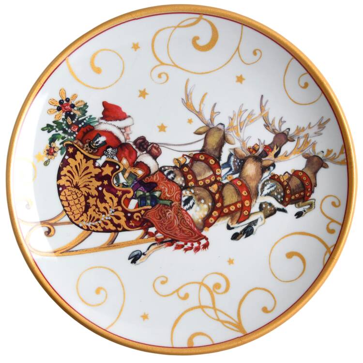 Twas the Night Before Christmas Melamine Salad Plate