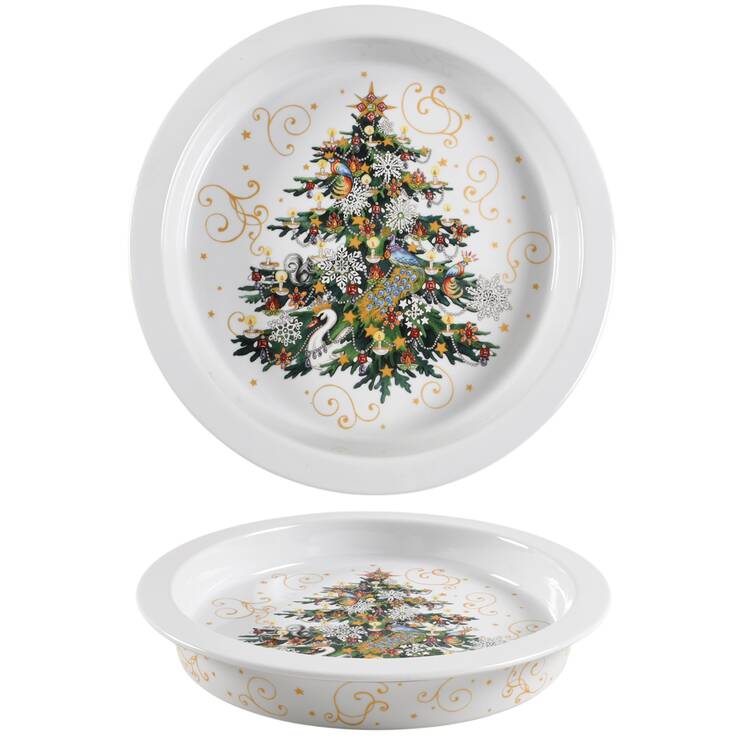Twas the Night Before Christmas 10" Pie Baking Plate