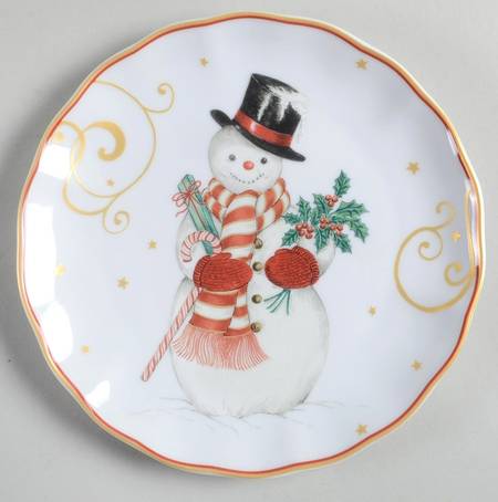 Twas the Night Before Christmas Appetizer Plate