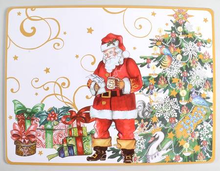 Twas the Night Before Christmas Corkboard Placemat