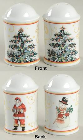 Twas the Night Before Christmas Salt & Pepper Set