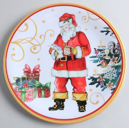Twas the Night Before Christmas Melmac/Melamine Child's Plate