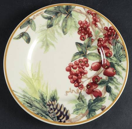Botanical Wreath Salad Plate