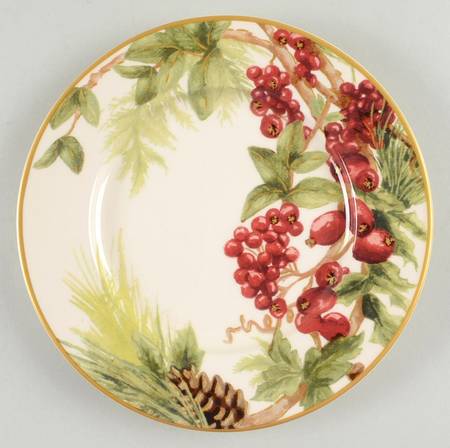 Botanical Wreath Luncheon Plate
