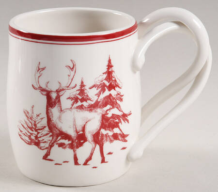Holiday Toile Mug